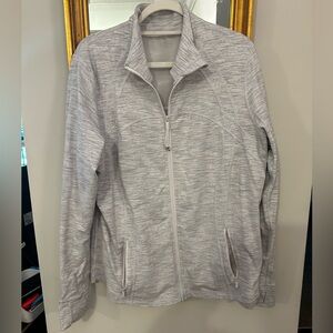 Lululemon define jacket, light grey, size 20